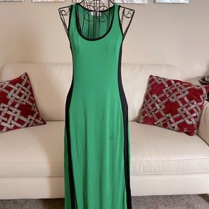 Calvin Klein | Long green maxi dress